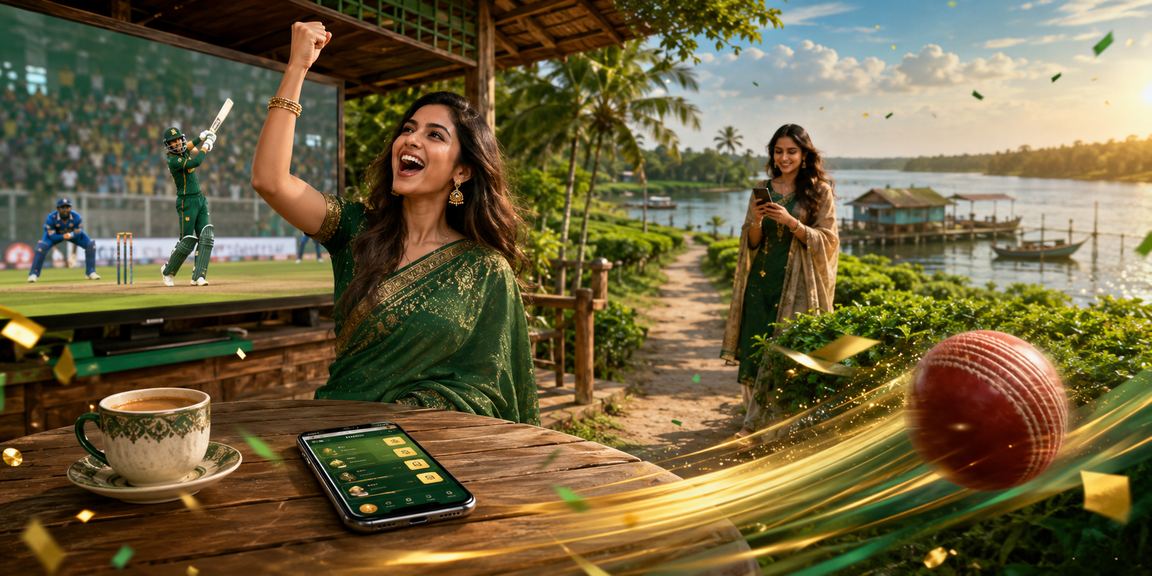খুলনার চা বাগানে ক্রিকেট বেটিং উপভোগ করছেন তরুণ ব্যবহারকারী
